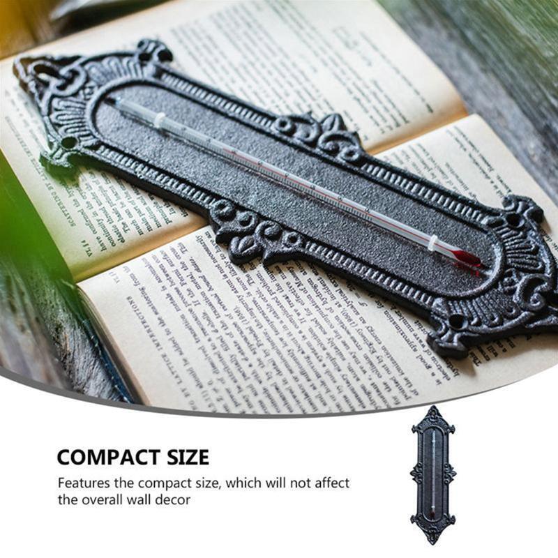 Cast Iron Thermometer Industrial Greenhouse Thermometers Ornament