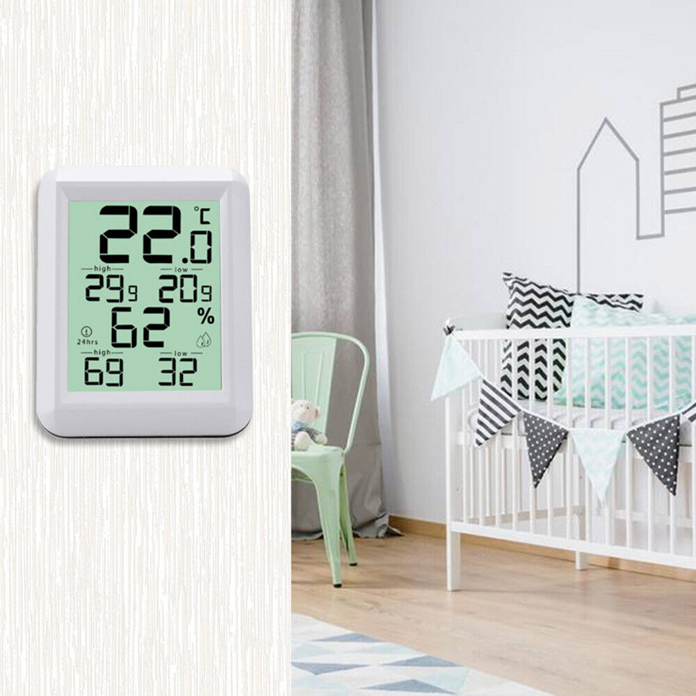 Electronic Digital Temperature Humidity Meter Indoor Baby Room Hygrometer