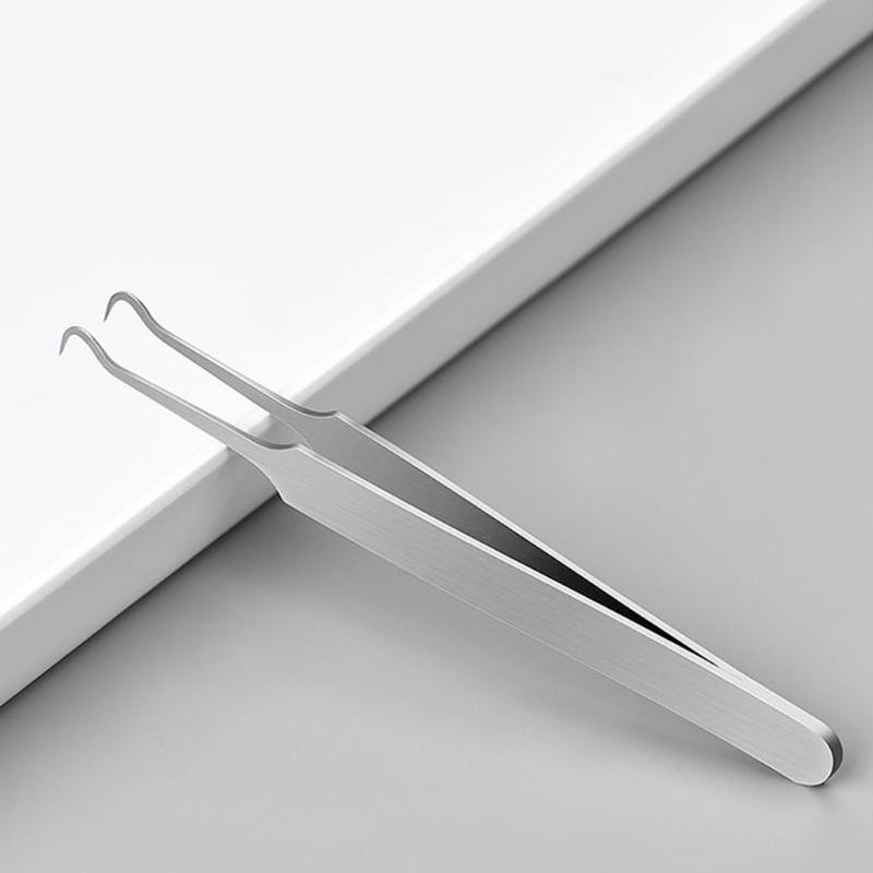 Blemish Extractor Tool for Remove Blackhead Acne Pimple Bend Curved Tweeze