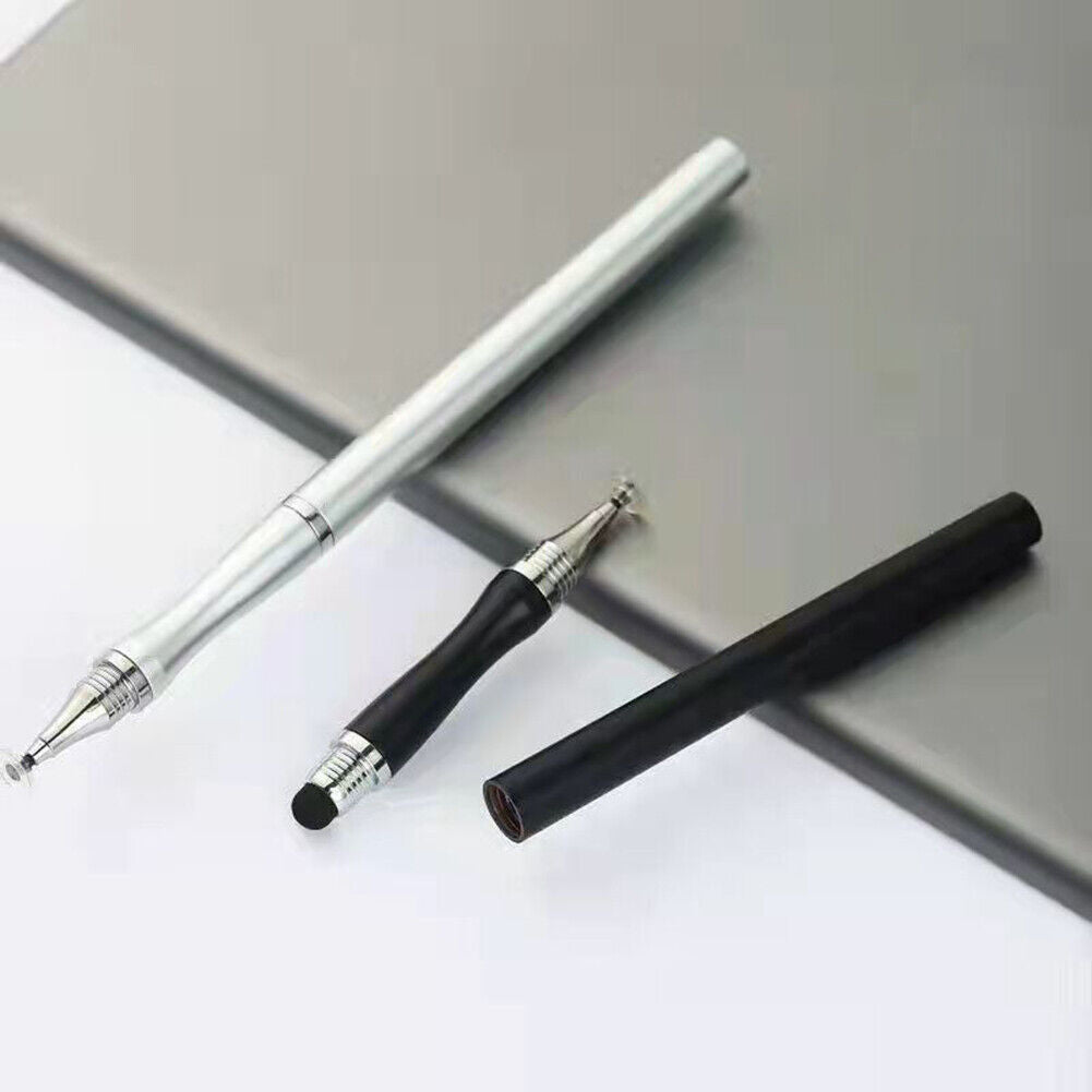Dual-Head Mobile Phone Stylus Pencil Touch Screen Tablet Smooth Pen (Black)