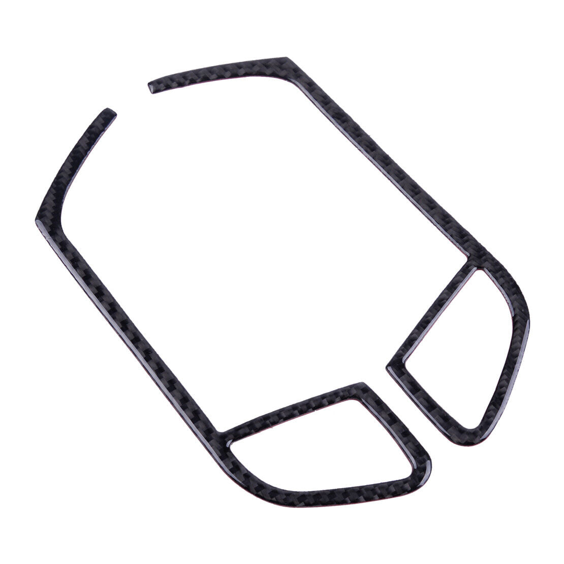 4pcs Inner Door Handle Bowl Cover Frame Fit For Audi A4 B8 A5 Carbon Fiber ld