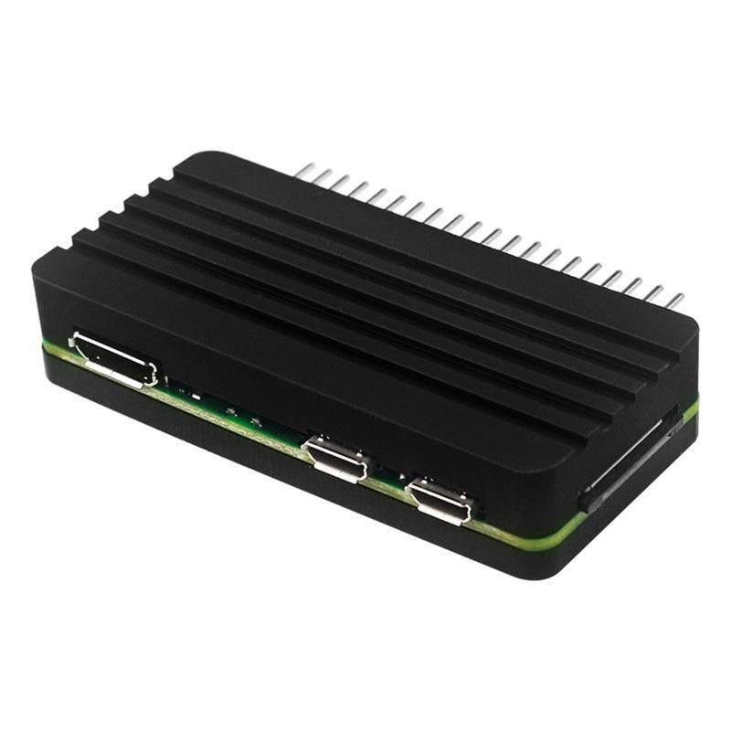 Robust Aluminum Case for Raspberry Pi Zero 2 W Enclosure Easy Access Ports Shell