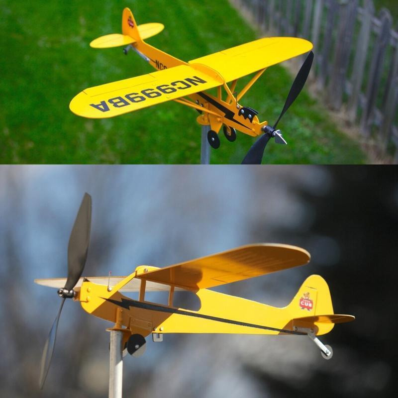 Airplane Weathervane Weathervane Airplane Wind Spinner Gifts for Flight Lovers