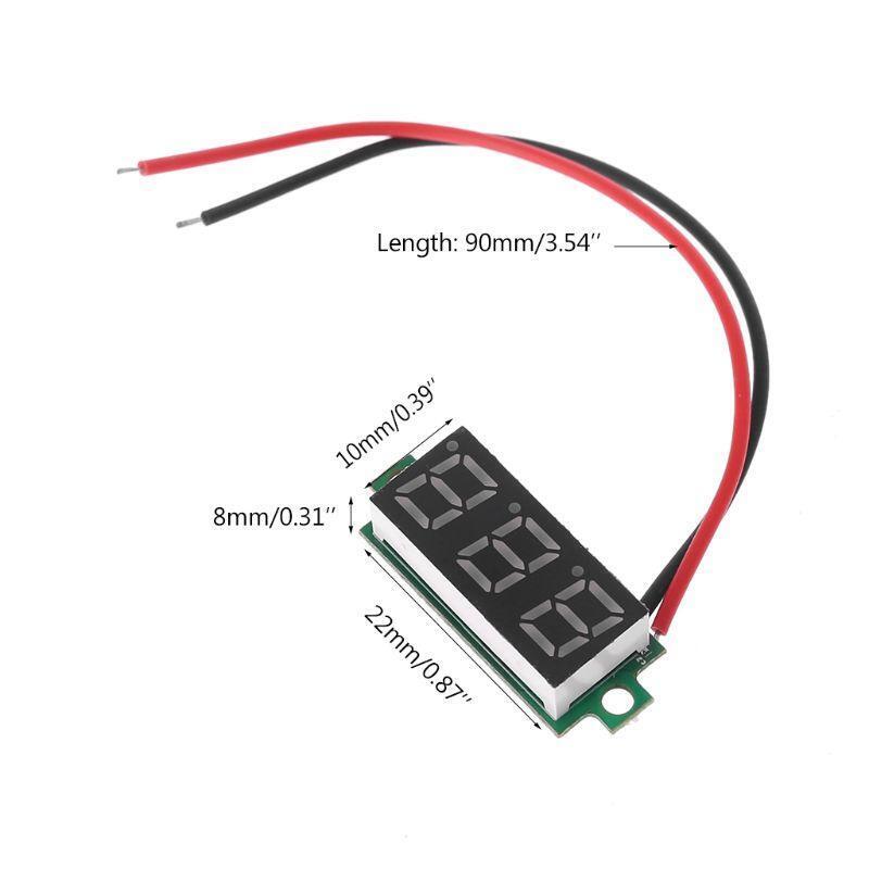 Digital Thermometer Module 0.28" LED Display Fitting for DS18B20 Temp Sensor