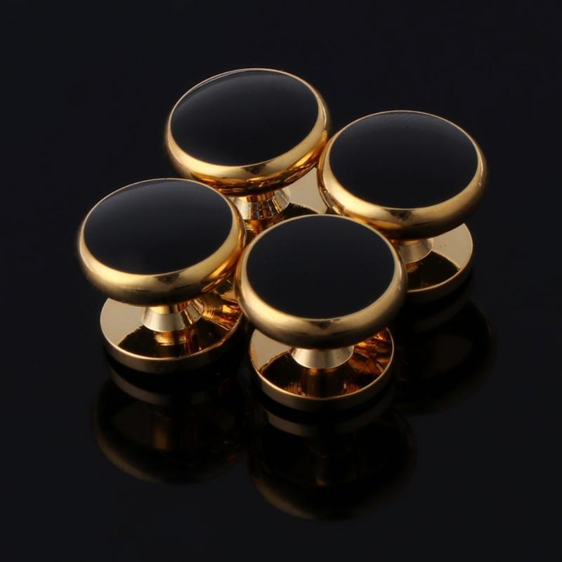 6 Pcs Men's Tuxedo Cufflinks Formal Costume Shirt Studs Cuff Links Set Steady