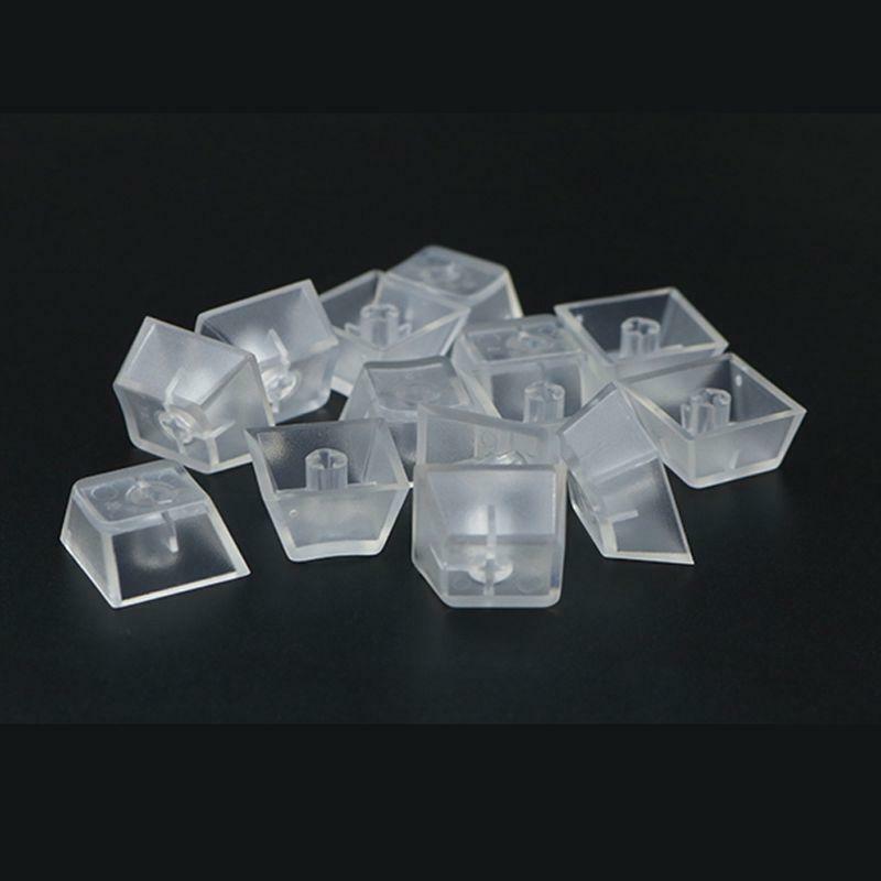 10Pcs ABS Transparent Keycaps Matte Backlit Key Cover for Mechanical Keyboard