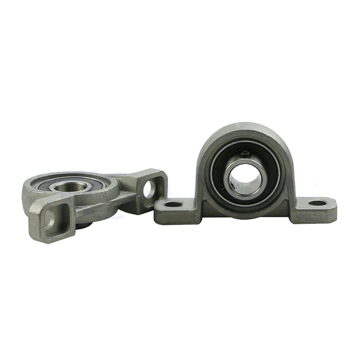 2x KP001 Pillow Block 12mm Bore Diameter Ball Bearing metal