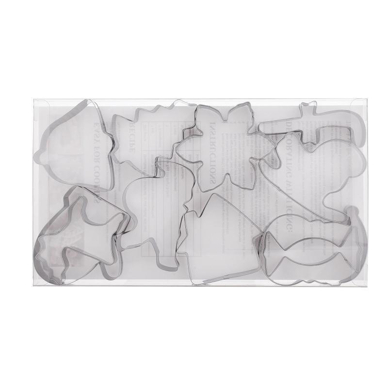 Stainless Steel Baking Tools 11pcs/Set Anti Corrosion Food Grade Cookie Cutters