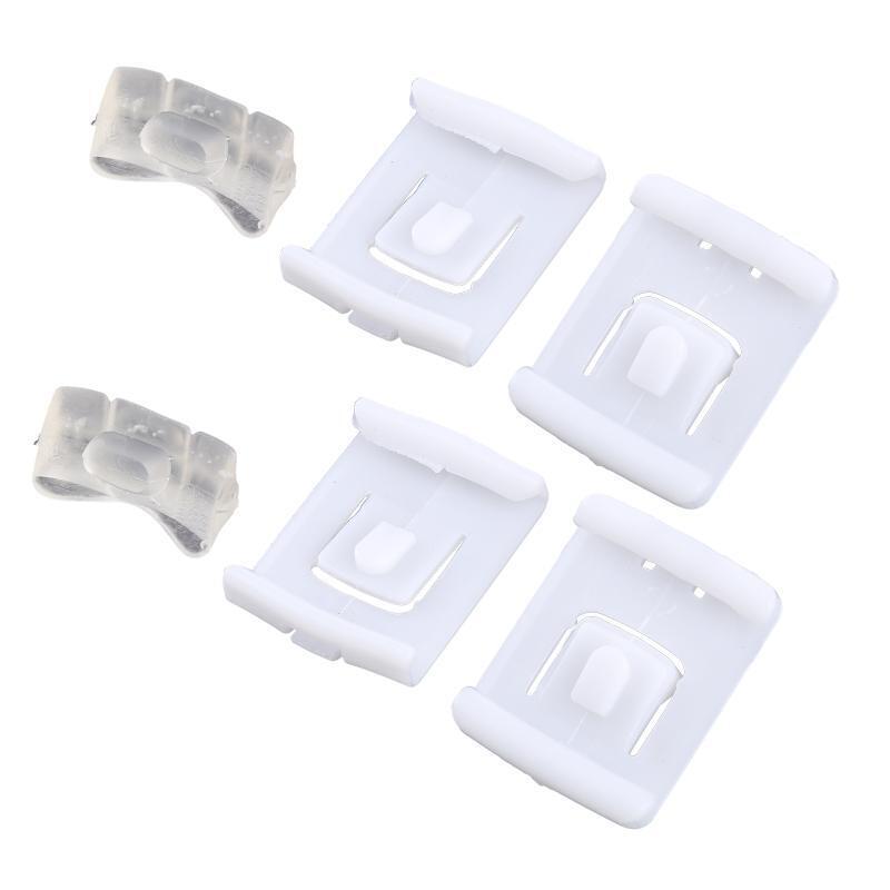 2 Set 6 Piece Suit Seat Buckle Clip Runner Guide For V.W. GOLF MK1 MK2 MK3 CORRA