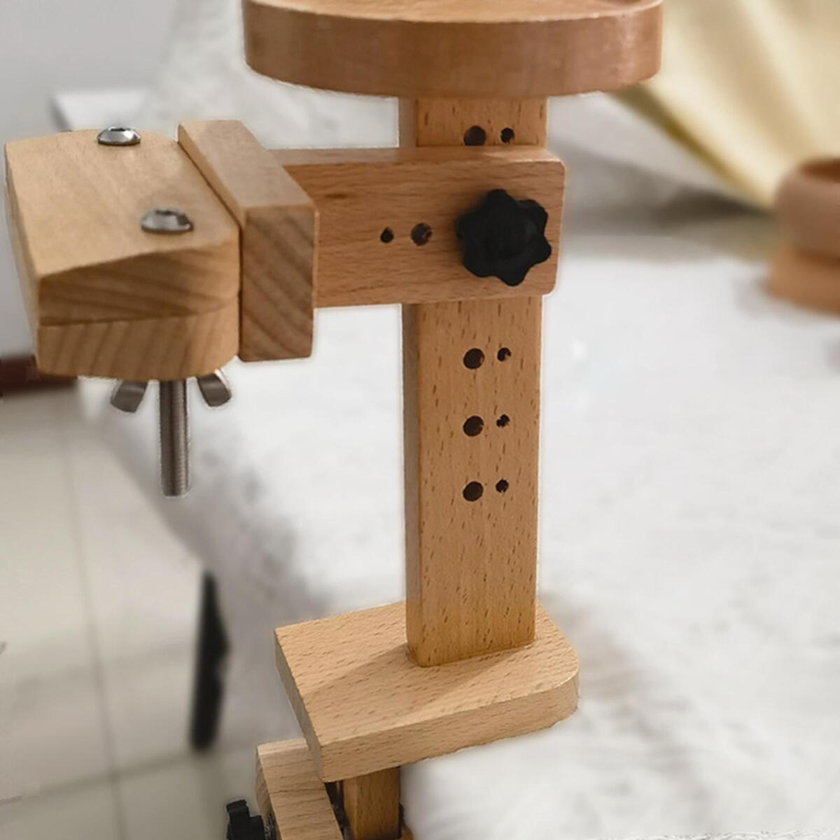 Embroidery Hoop Holder with Table Clamp 360 Degree Rotation Adjustable for