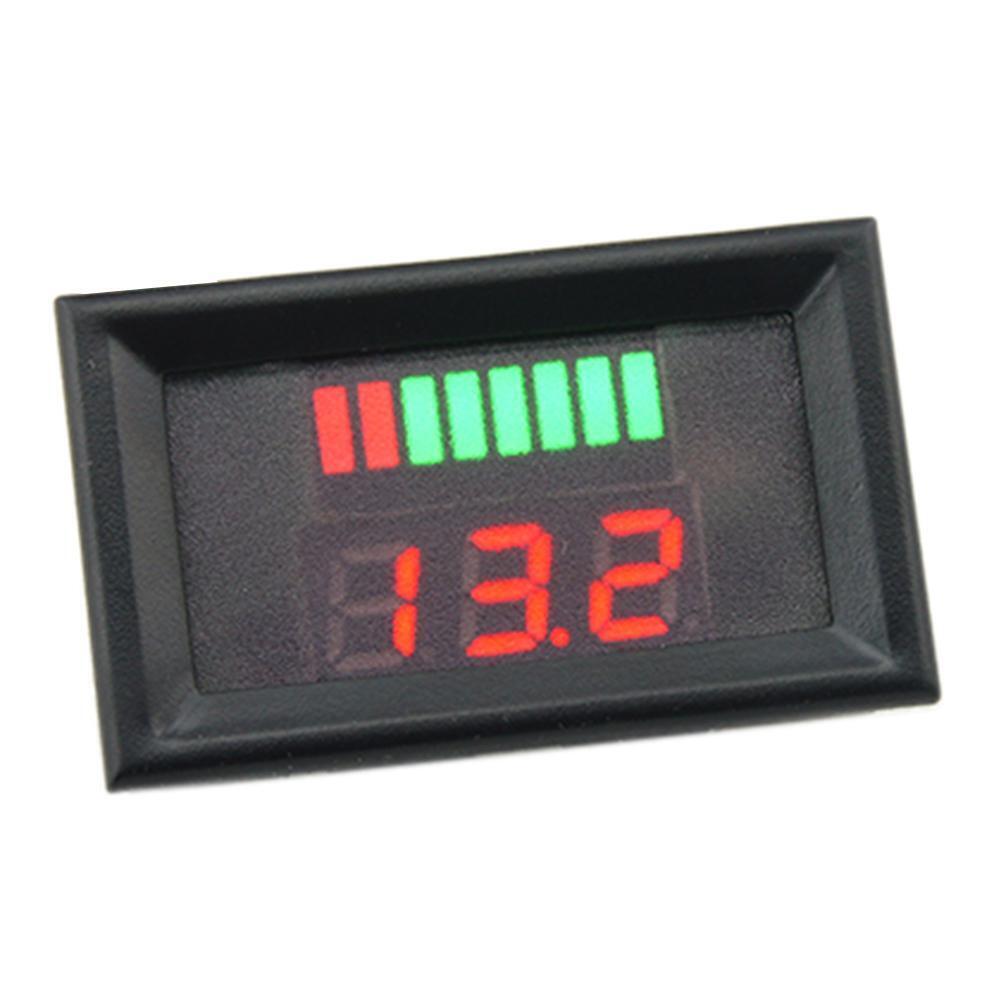 12-60V Lead Acid Batteries Capacity LED Indicator Digital Voltmeter Tester