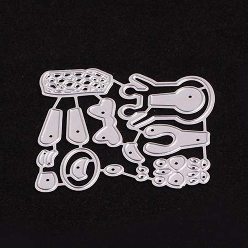 Cute Giraffe Metal Cutting Dies Cartoon Animal Die Cuts Embossing Mould Template