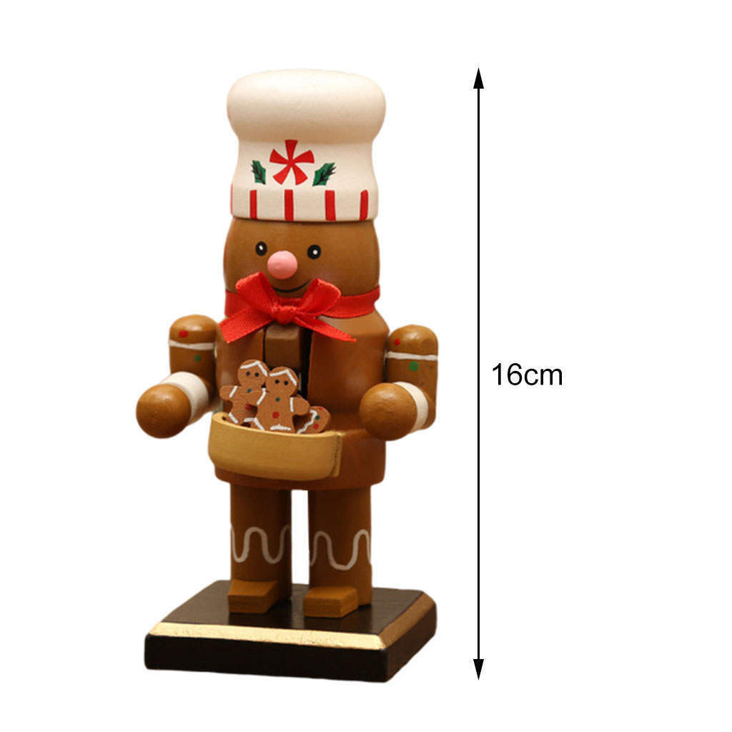 Traditional Wooden  Man 6" Christmas Displaying  Desktop