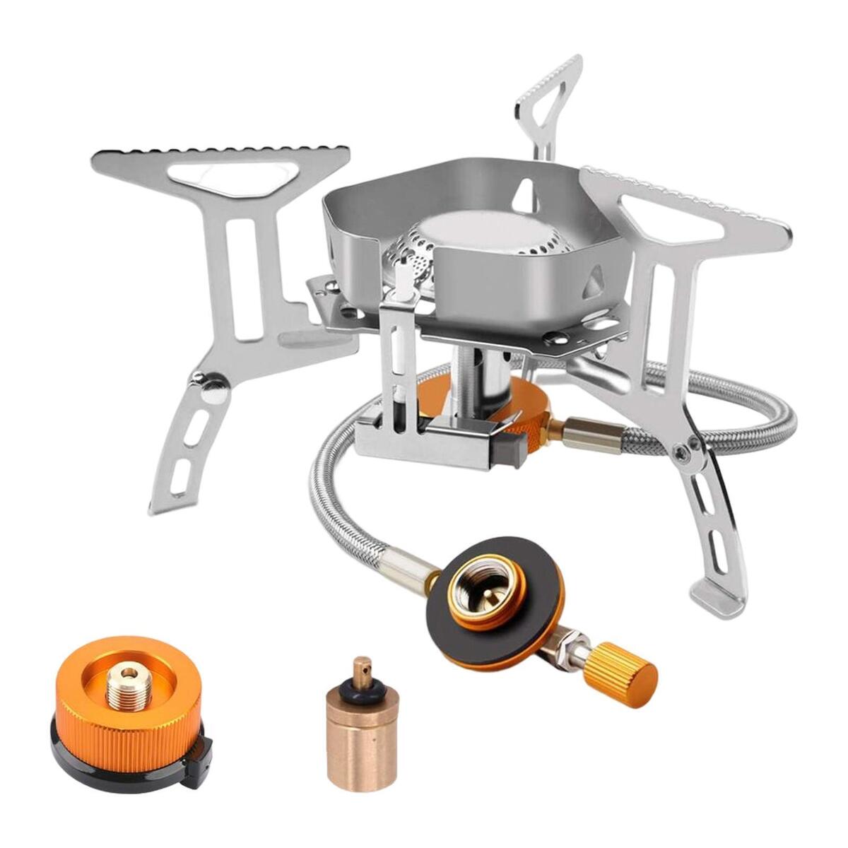 Camping Stove Tourist Survival Furnace Backpacking Stove Burner for Travel