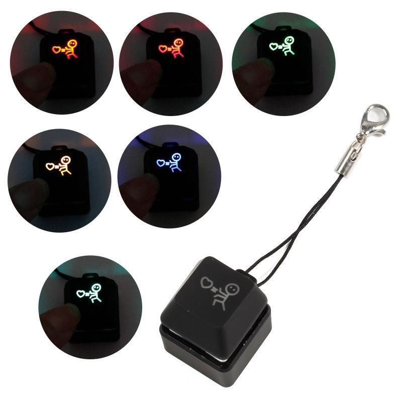 Mechanical Keyboards 1-Key Switch Tester RGB LED for MX Kailh Switches Keychain