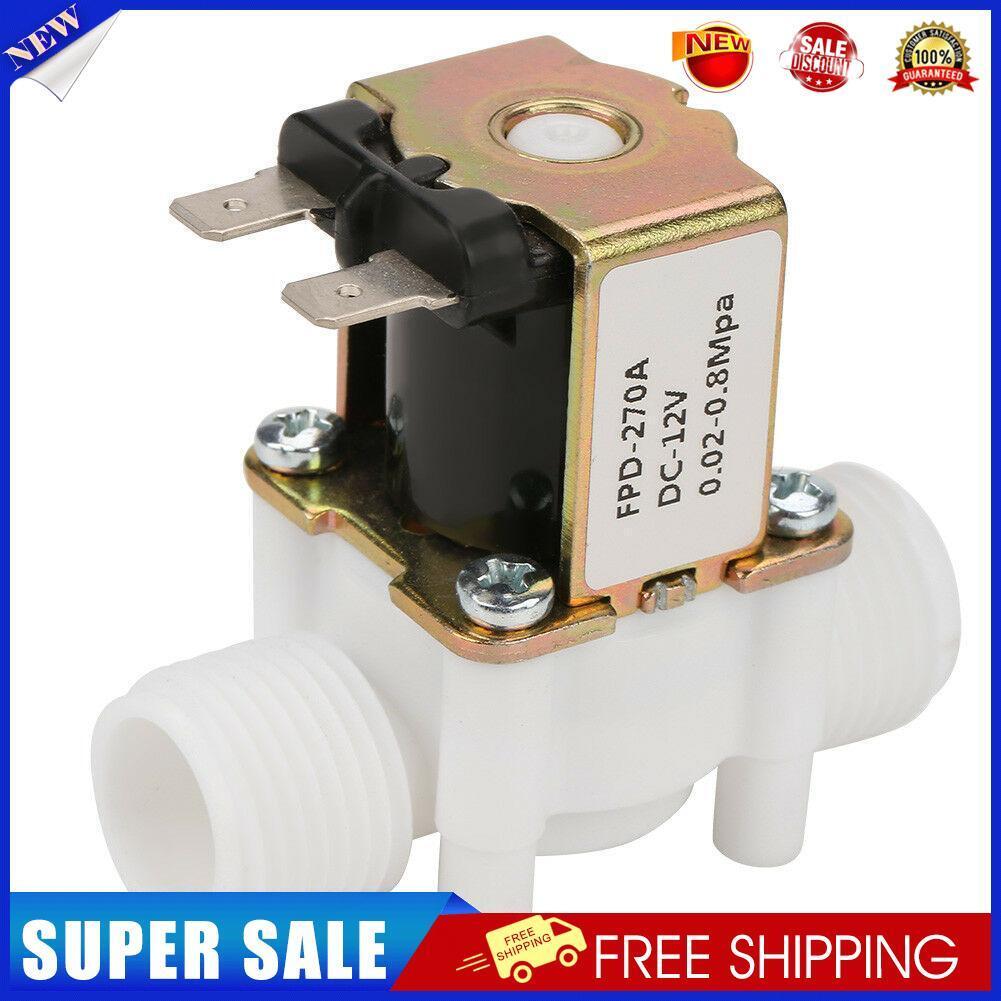 DC 12V Plastic Normally Closed Electric Solenoid Valve for Water Control