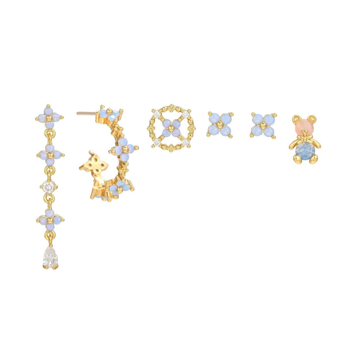 6 Pieces Earrings Dangle Earrings Geometric for Women Girls Stud Earring