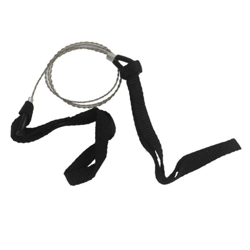 28 In/ 72cm Wire Saw Rope Chain Saw Emergent Survival Camp Hike Outdoor Hunt