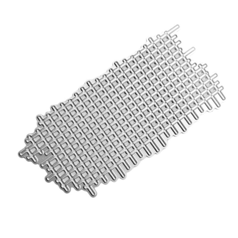 New Grid Background Metal Cutting Dies for DIY Scrapbooking Album Paper Cards
