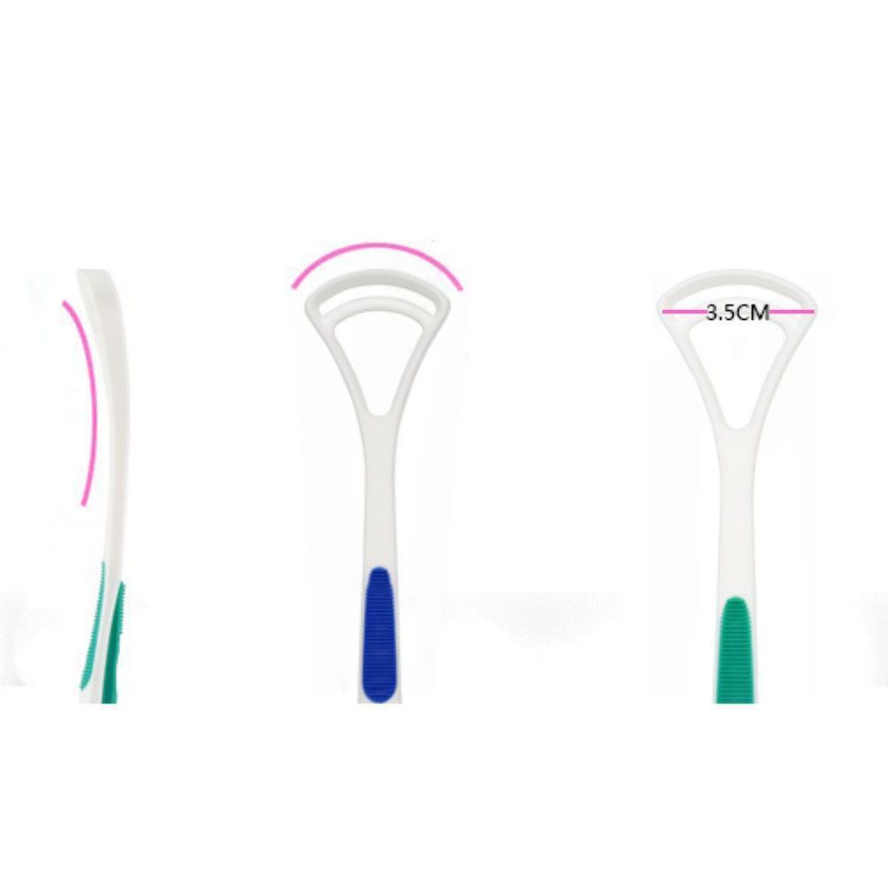 Teeth Whitening Health Care Tongue Scraper Cleaner Brush Oral Clean Dental Care