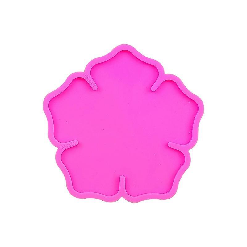 Clover Silicone Cake Holder Tray Mold Fruit Cup Mat Mold Diy Coaster Casting