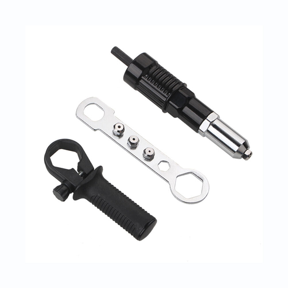 2.4-4.8mm Electric Rivet Gun Adapter Insert Cordless Rivet Nut Tools Kit