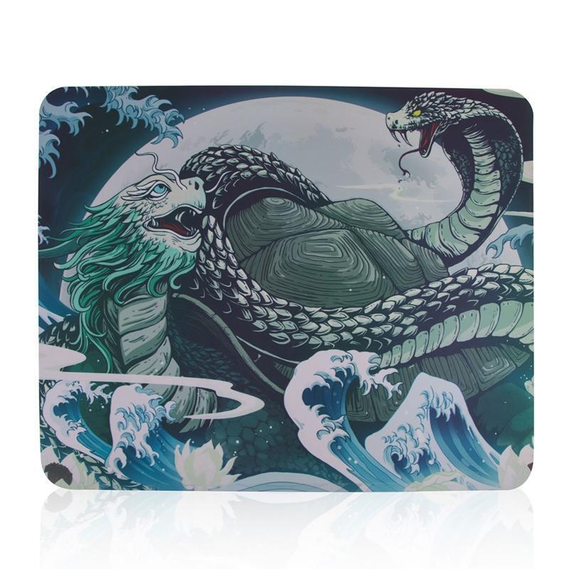 Flexible Silicone Mouse Pad Esports Tiger Wuxiang North Tortoise Mousepad Mat