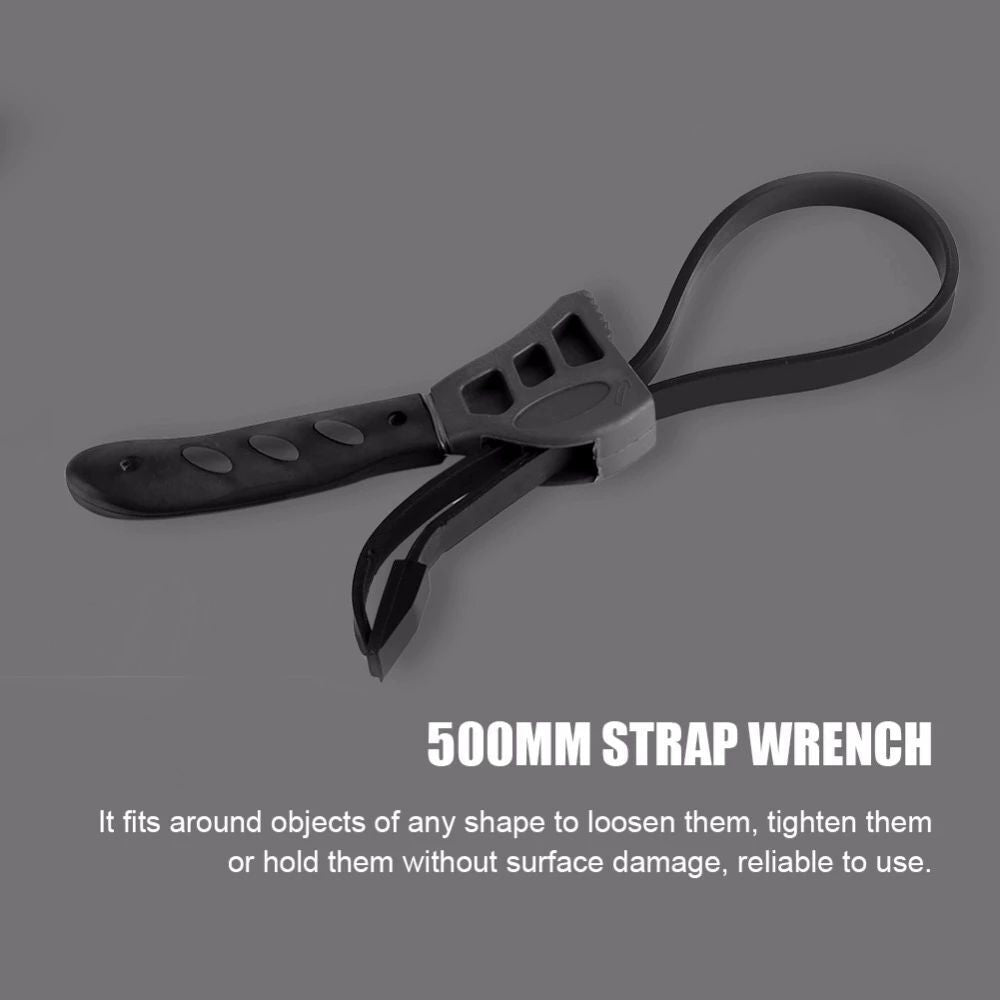 Plumbing Tool Belt Wrenches Rubber Strap Wrench Spanner Tools Pipeline Wrench