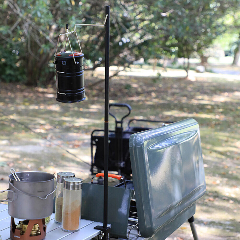 Lamp Holder Camping Outdoor Portable Tent Table Hanger Hook Light Fix Stand