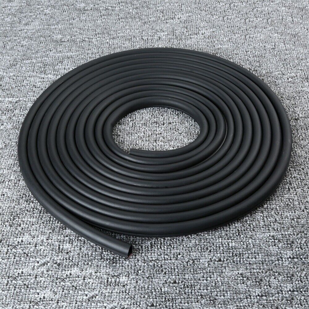 8M Weatherstrip Big D-shape Hollow Strip Universal Car Door Rubber Weather Seal
