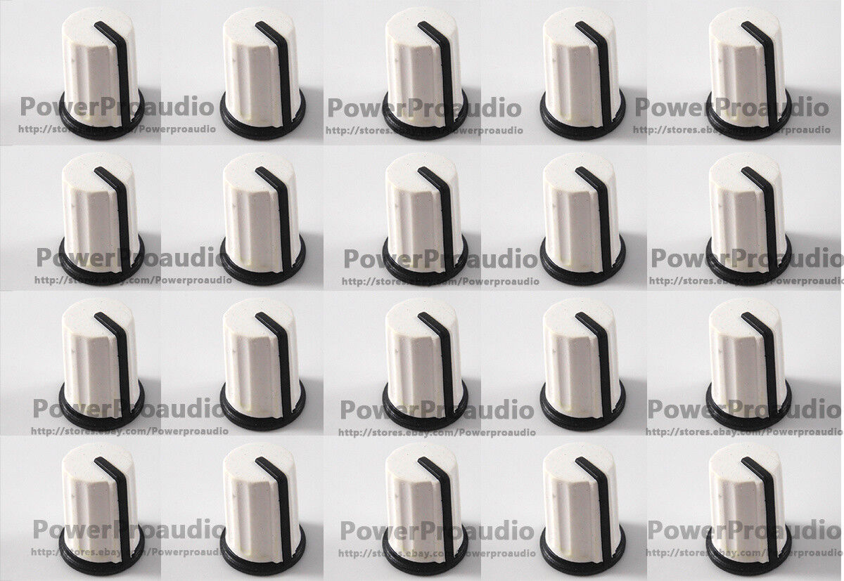 20 X White EQ Rotary Knob DAA1176 DAA1305 white For Pioneer DJM800 900 2000 NXS
