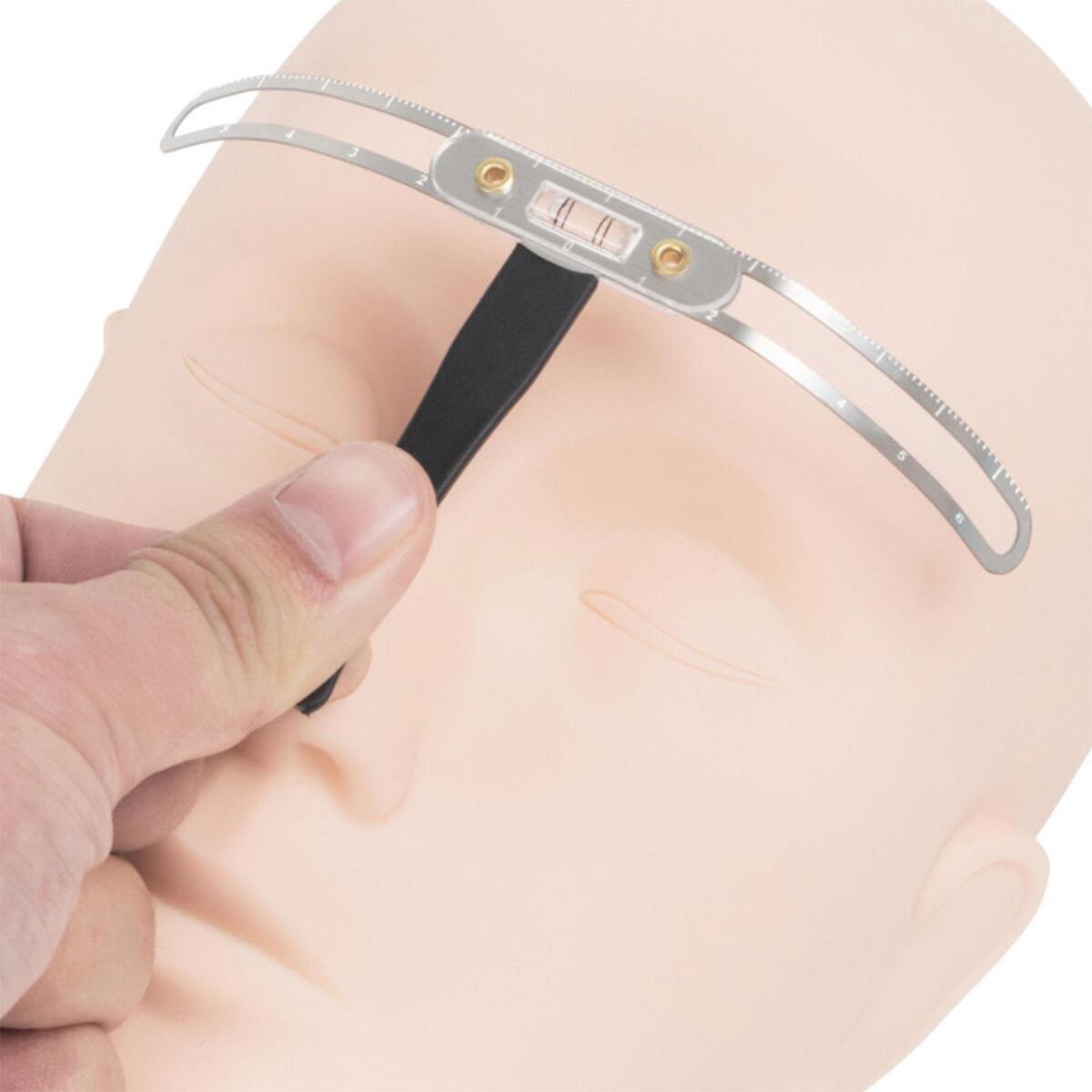 Eyebrow Ruler  Positioning Stainess Steel  Reusable