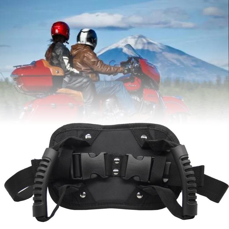 Motorcycle Scooter Rear Seat Passenger Safety Belt Grab Grip Handle Non-slip