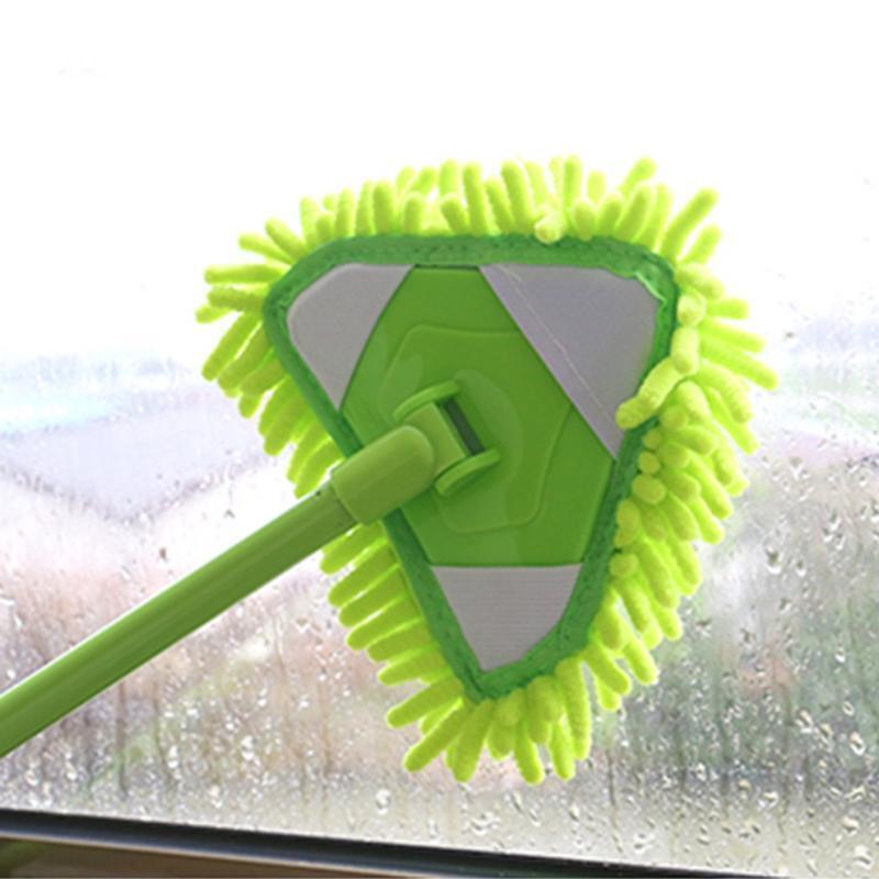Multi-Purpose Triangular Mop Heads Mini Brush Head Replacement Rotatable Mop