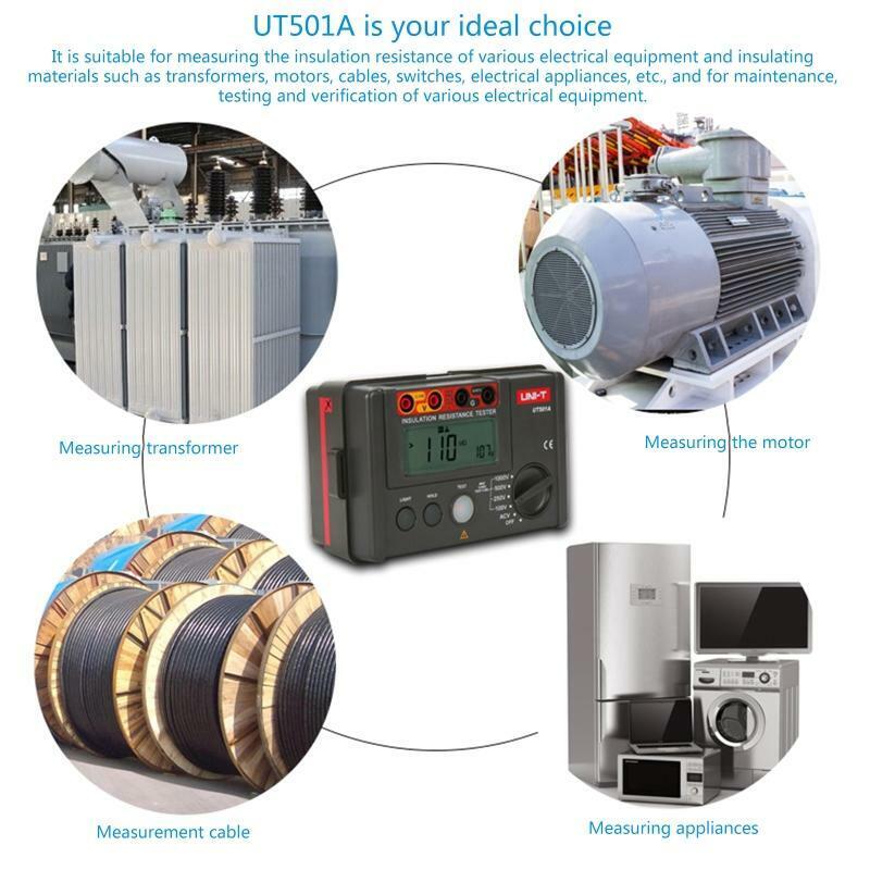 Upgraded Digital Resistance Ground Earth Tester 1000V Insulation Resistance Test