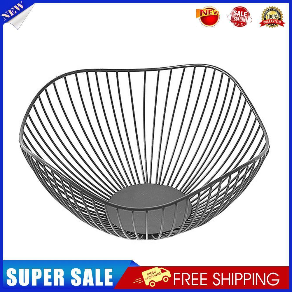 Simple Modern Iron Fruit Basket Creative Snacks Bread Storage Drain Basket