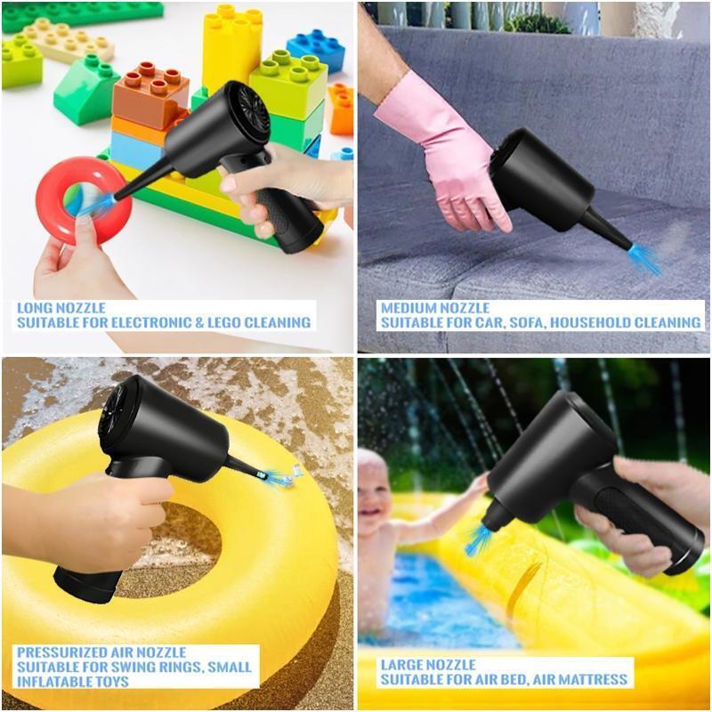 Powerful Electronic Air Dust Blower Cordless Duster for Car Keyboard Home Sofa