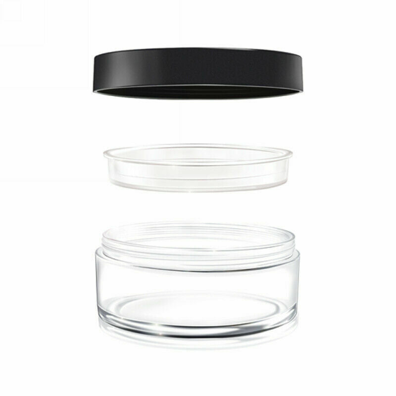 Refillable 50g Plastic Loose Powder Jar Sifter Empty Cosmetic Makeup Container