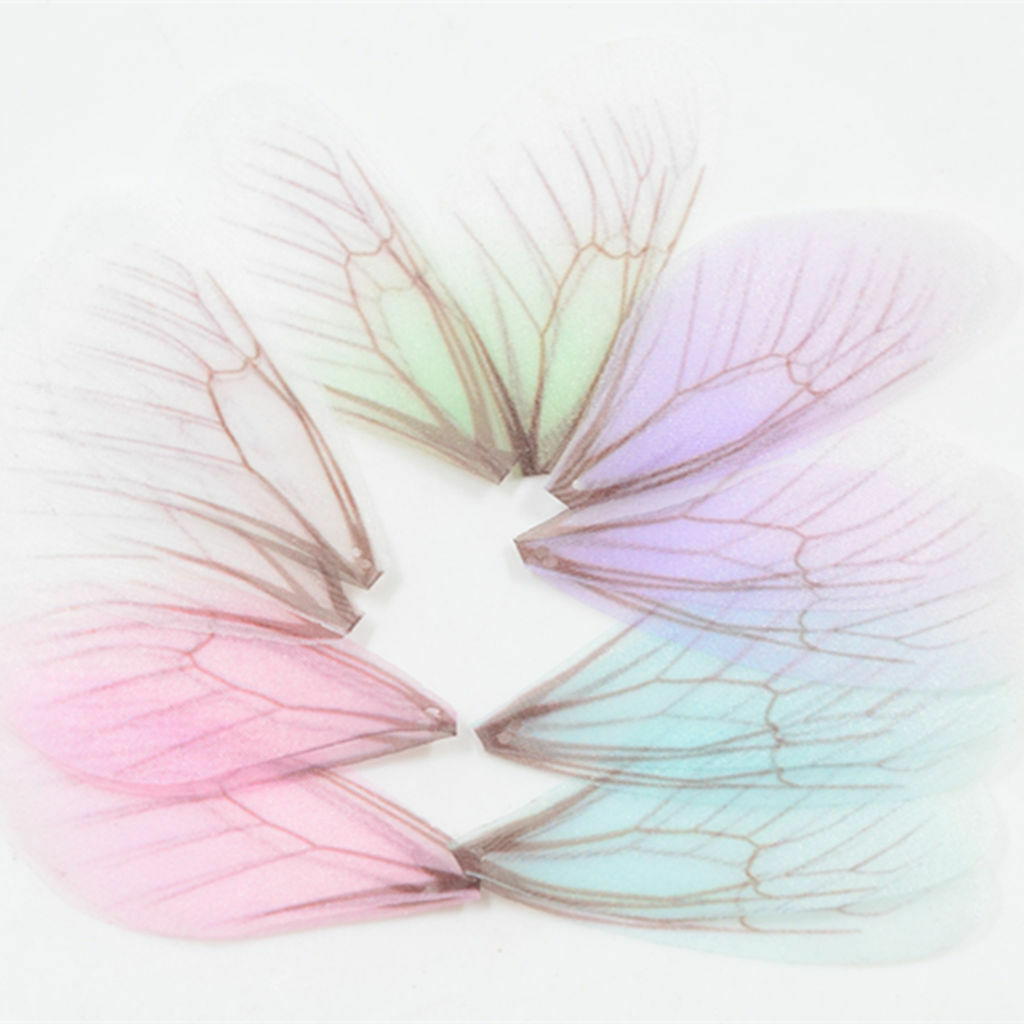 50pcs Multi-color Dragonfly Wing Earrings Pendants Charms Jewelry Findings