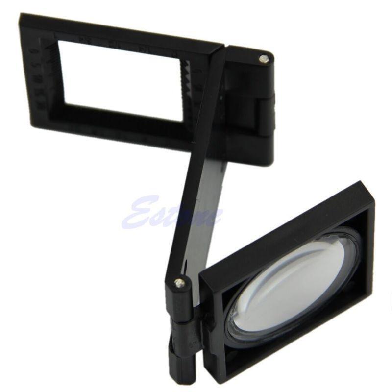 10X Loupe Magnifier Desktop Fabrics Sewing Thread Measure Scale Counter Foldable