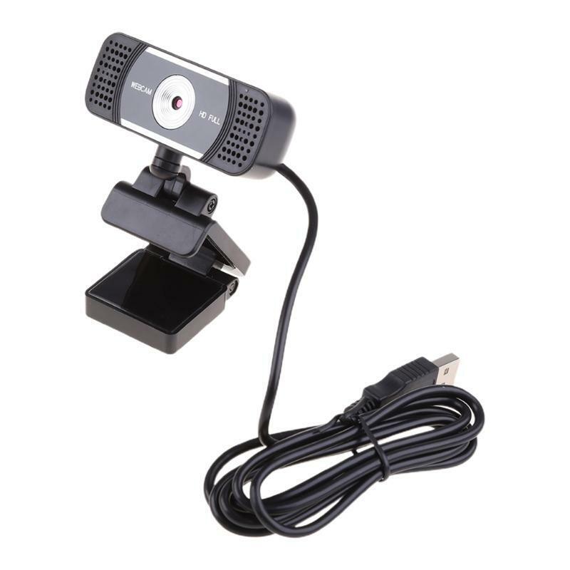 Webcam1080P USB Web Camera Built-in Microphone with Tripod for Laptop Video Call