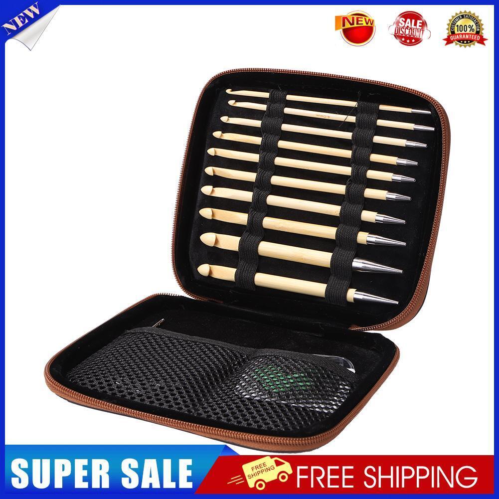 Knitting Needles Set Detachable DIY Sweater Carpet Crochet Hooking Tools