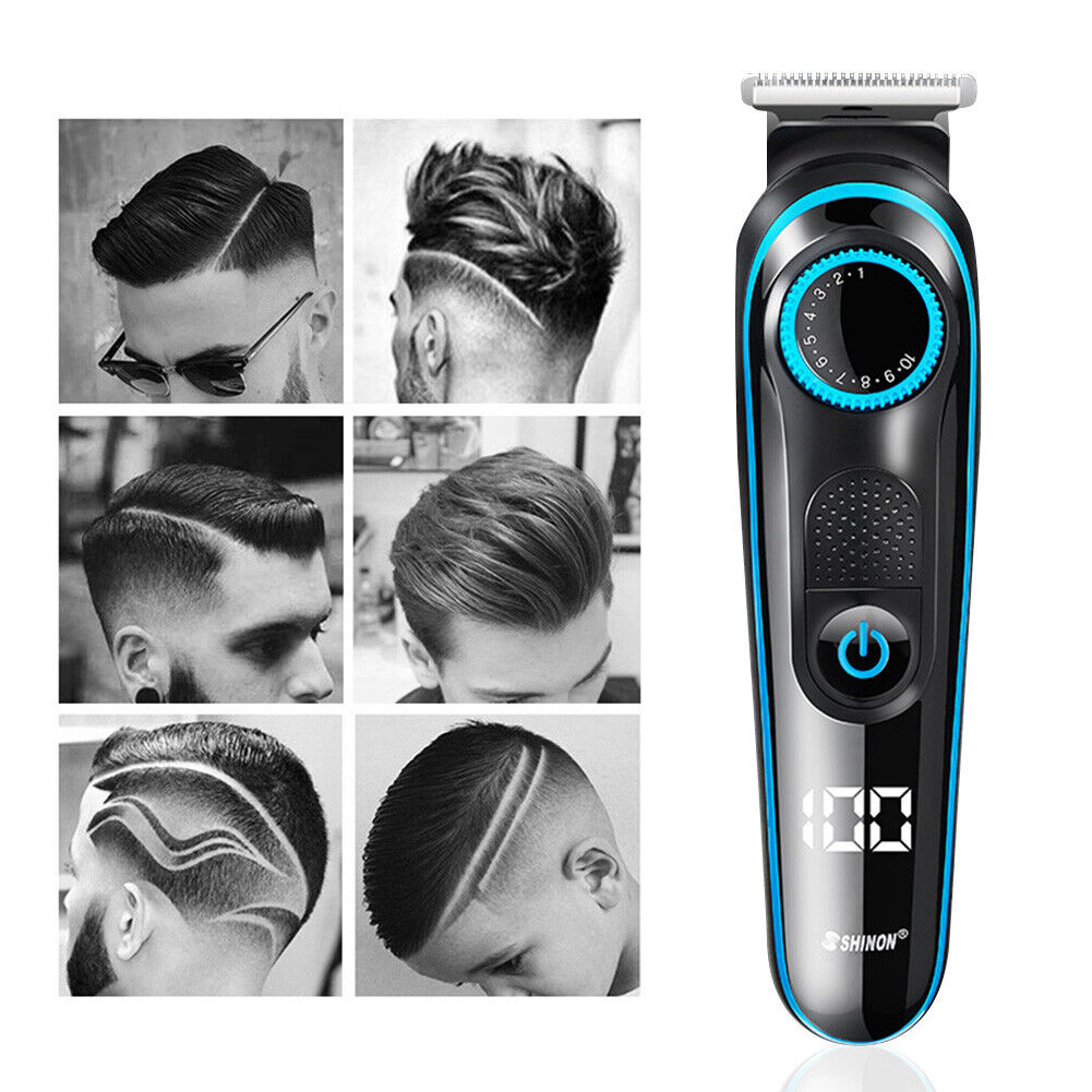 5 in 1 LCD Hair Trimmer Household Electric Hair Clippers Nose Hair Cutter
