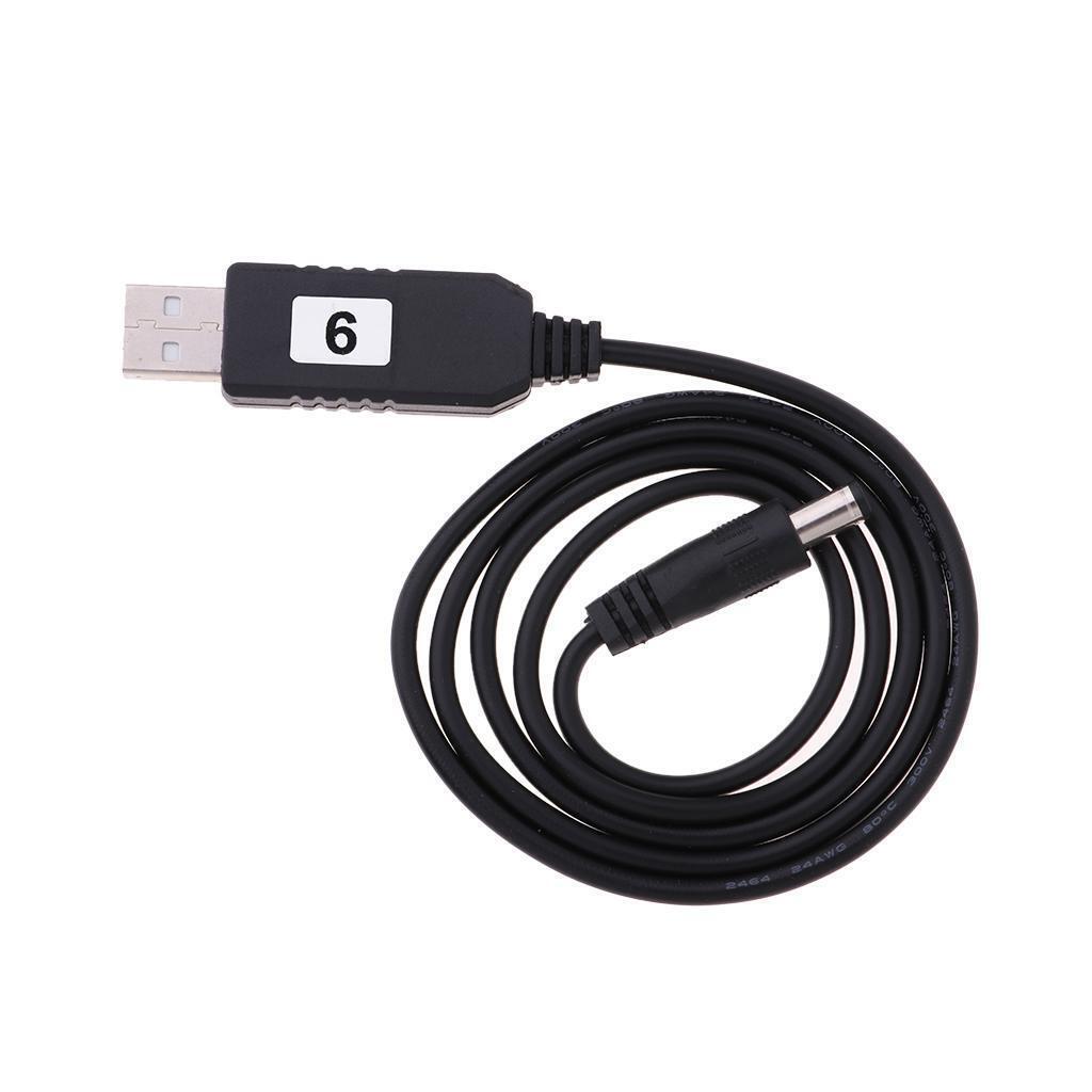 USB DC 5V To 9V 5.5mm x 2.1mm DC Barrel Male Converter   Power Cable