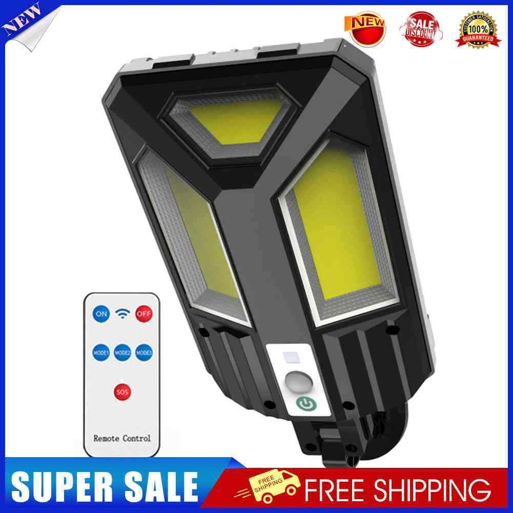 Solar Wall Lamp COB LED Waterproof PIR Motion Sensor Outdoor Yard Light (D)