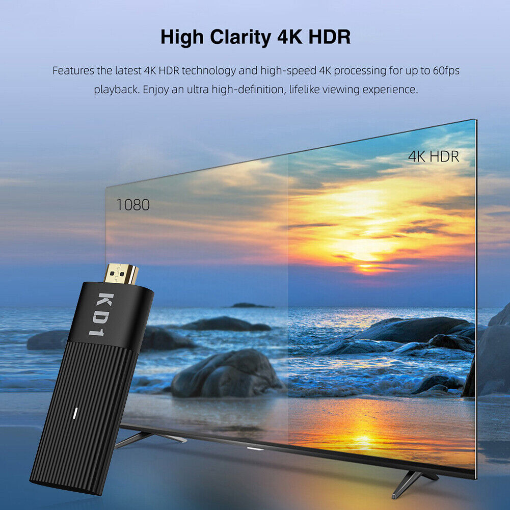 KD1 Amlogic S905Y2 TV Stick Android 10 2GB 16GB 2.4G/5G WiFi TV Player (EU)