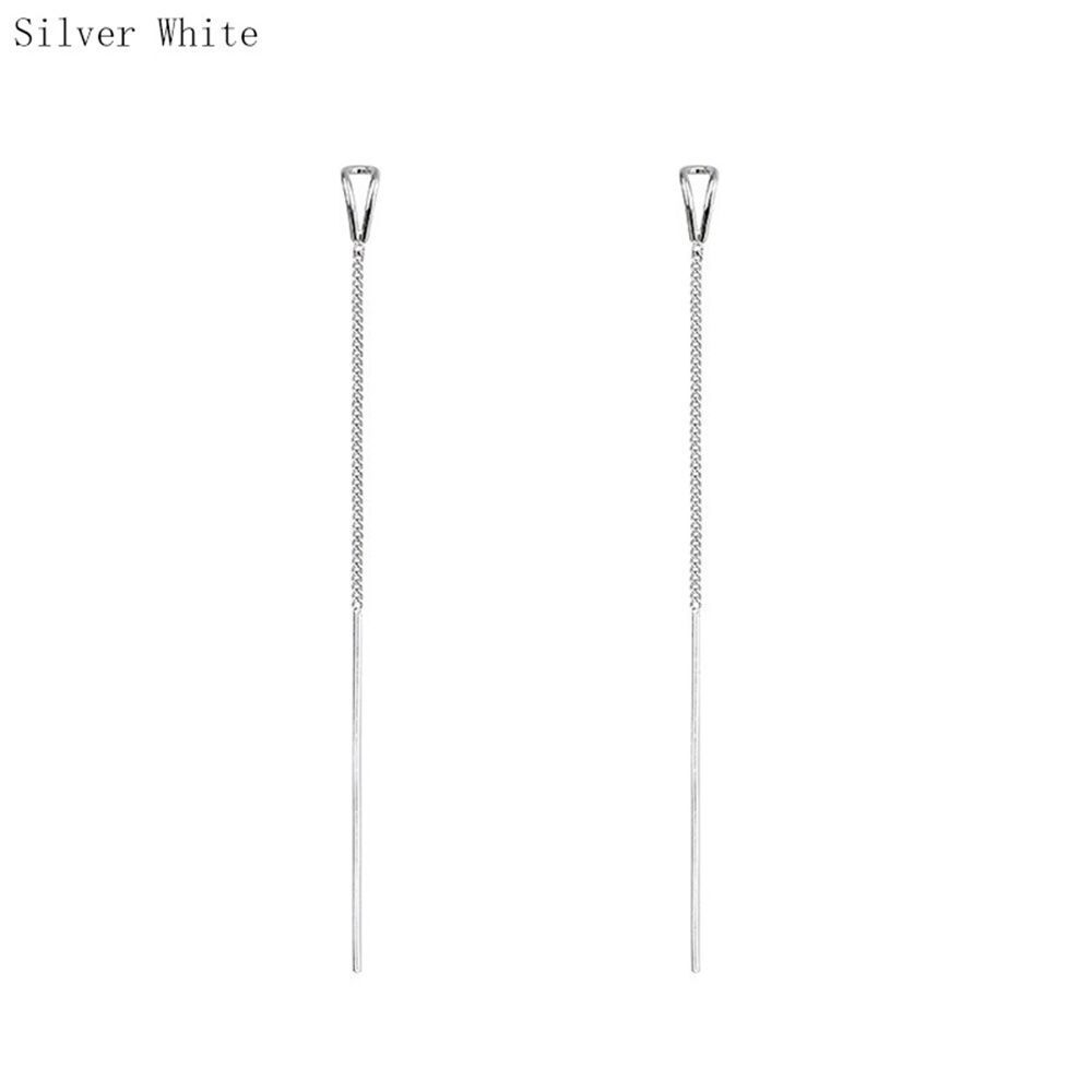 Line Accessories Drop Earrings Chain Tassel Ear Jewelry Long Dangle Earring