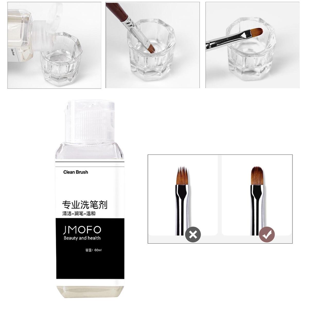 60ml Professional Nail Brush Cleaner for Nails Artist Acrylic Painting