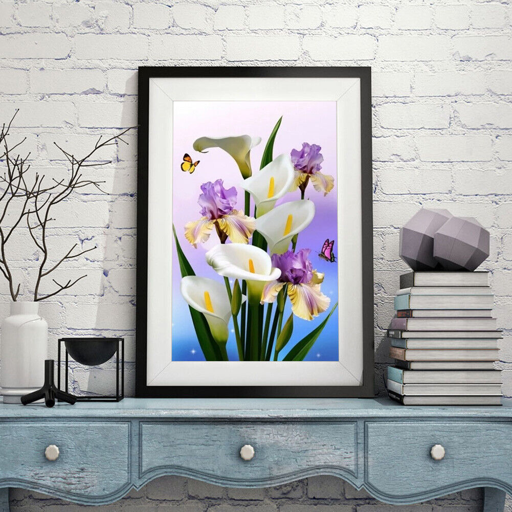 5D DIY Diamond Painting Plants Cross Stitch Embroidery Rhinestones Kits (B)