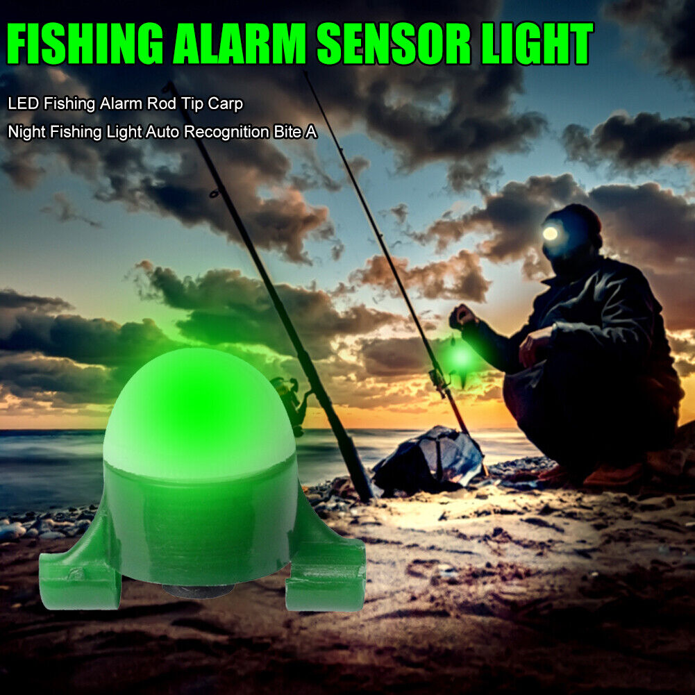 LED Fishing Alarm Rod Tip Sensor Light Carp Fishing Bite Alarm Accessories